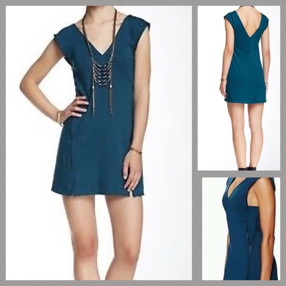 Free People Ponte Olso Shift Dress